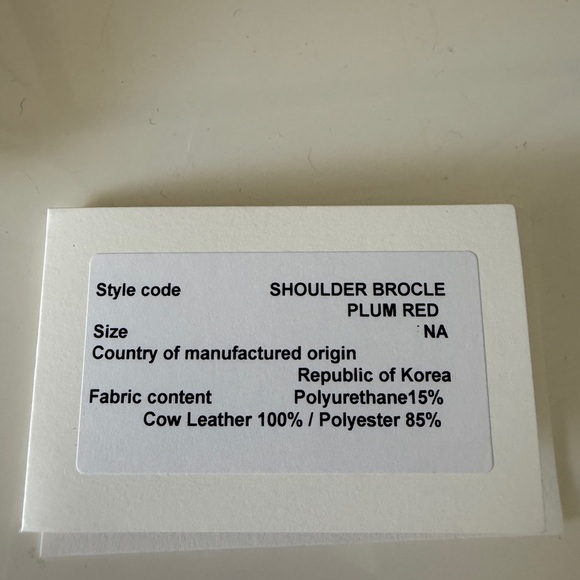 New OSOI Red Leather Brooke Bag Handbag - Picture 4 of 11